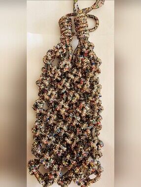 Beaded Multicolor Evening Phone Bag
